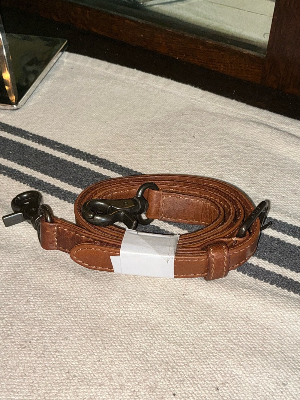 Frye Cognac Brown crossbody strap - New, Never used